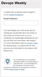 Mobile Screenshot of devopsweekly.com